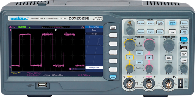 CHAU DOX2025B - Digital-Speicher-Oszilloskop, 25 MHz, 2 Kanäle, USB, LAN