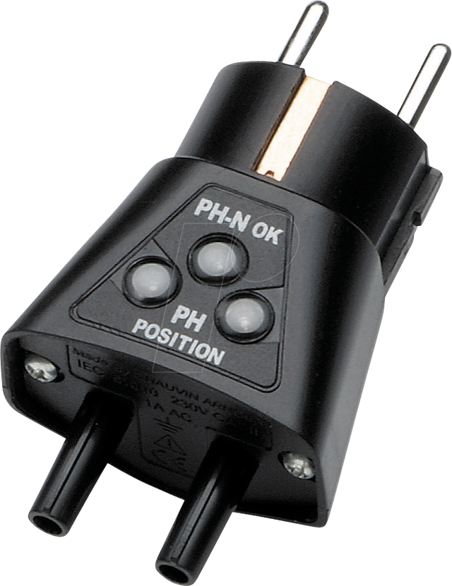 CHAU P01101997Z - Adapter zur Messung an Schutzkontakt-Steckdosen C.A 751