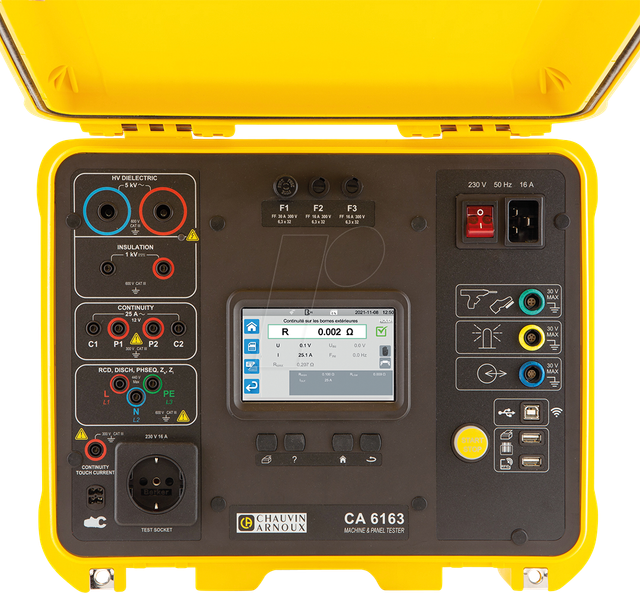 CHAU P01145831 - Installationsprüfgerät C.A 6163, 40 - 5350 V, 50 GOhm