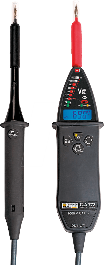 CHAU P01191773A - Spannungsprüfer C.A 773 mit IP2X-Prüfspitzen