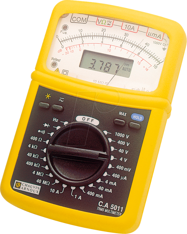 CHAU P01196311E - Multimeter C.A 5011, digital, TRMS, AC/DC, Analog