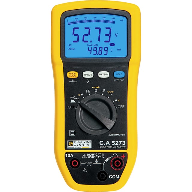 CHAU P01196773 - Multimeter C.A 5273, digital, 6000 Counts, TRMS