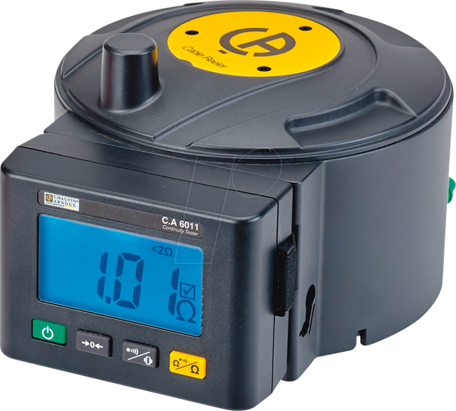 CHAU P01299926 - Durchgangsprüfer C.A 6011, 20 Ohm, 200 mA, mit 30 m Kabelhaspel