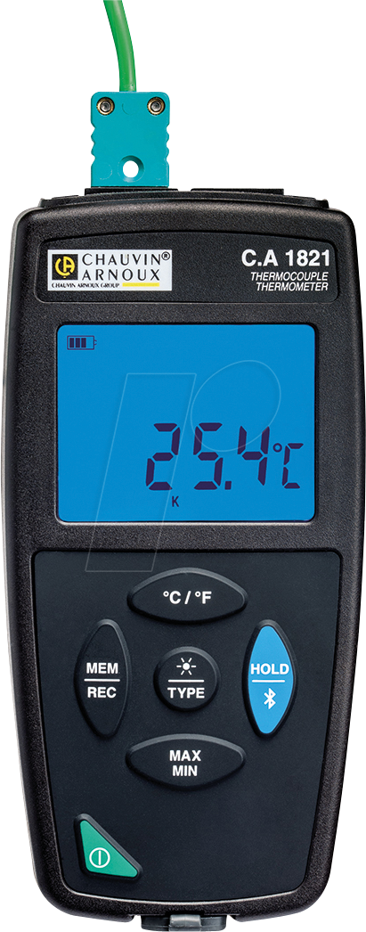 CHAU P01654821 - 1-Kanal Thermometer C.A 1821, für Thermoelemente