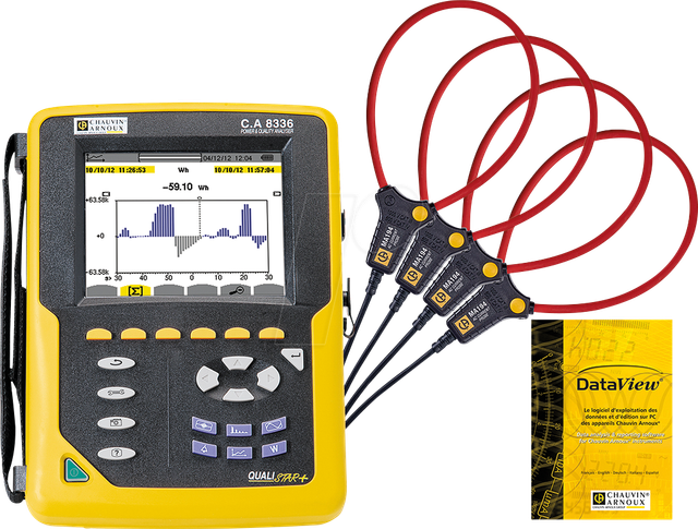 CHAU PA1160591MA - Netzanalysator C.A 8336, Set mit C.A 1510 Luftqualitätprüfer