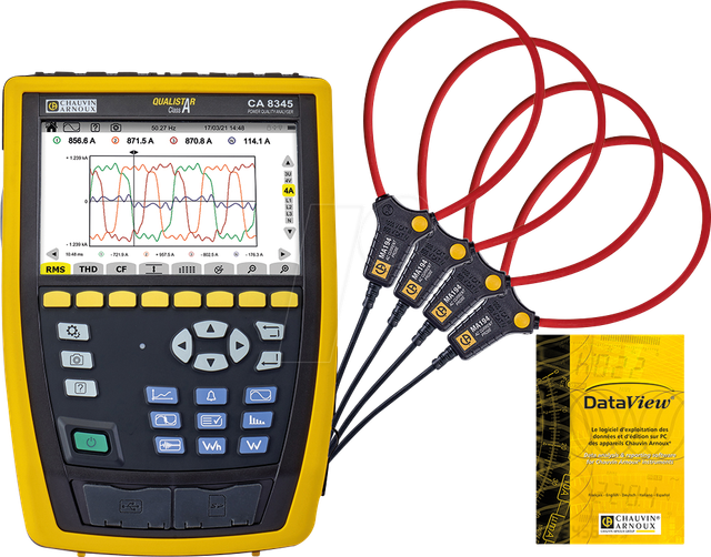 CHAU PA1160657NM - Netzanalysator C.A 8345, Set mit 4 MA194-350 Stromwandlern