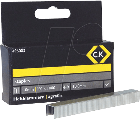 CK 496003 - Heftklammern, 10 x 10,5 mm