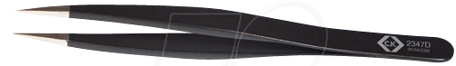 CK T2347D - Pinzette, gerade, spitz, 122 mm, 00. SA, ESD