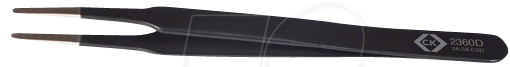 CK T2360D - Pinzette, gerade, 123 mm, 2A. SA, ESD