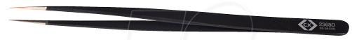CK T2368D - Pinzette, gerade, spitz, 140 mm, SS. SA, ESD