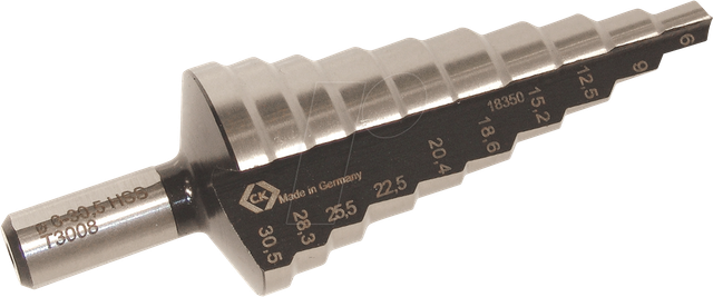 CK T3008 - HSS Stufenbohrer, 6 - 30,5 mm