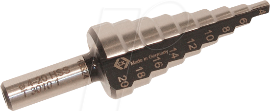 CK T3010 1 - HSS Stufenbohrer, 4 - 20 mm