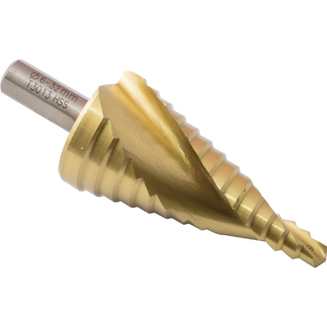 CK T3013 - HSS Stufenbohrer mit TiN-Beschichtung 6 - 32 mm