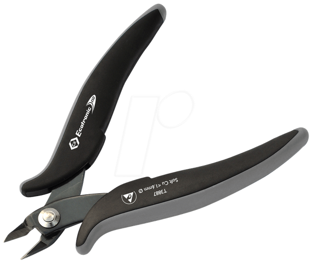 CK T3887 - ESD Seitenschneider, 136 mm