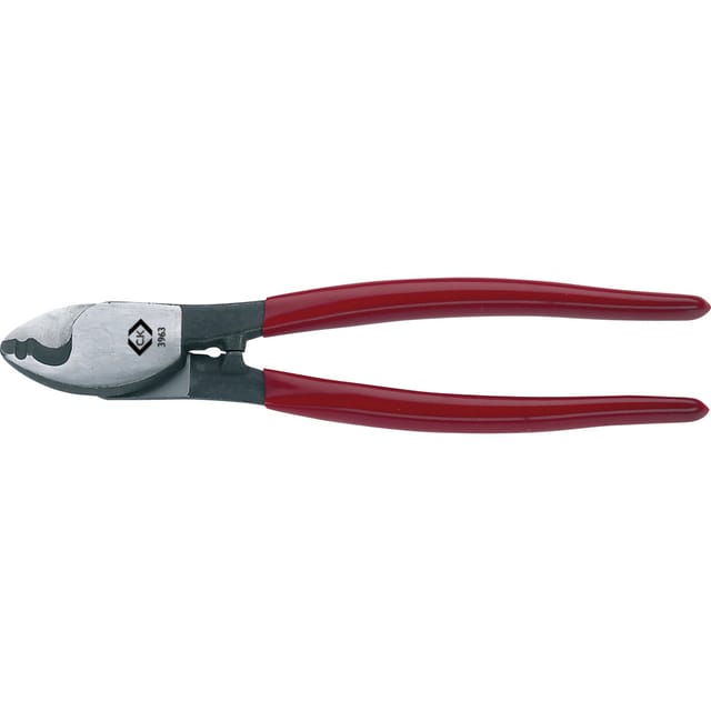 CK T3963 160 - Kabelschere, 160 mm, für Cu und Al-Kabel, 9,0 mm²