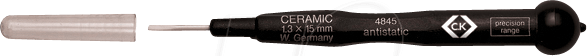 CK T4845 09 - Abgleichschraubendreher, Keramiktrimmer, 0,9 x 15 mm