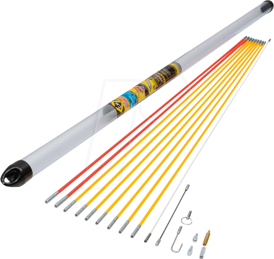 CK T5421 - C.K Einziehstangensatz 10x 1 Meter + Zubehör, MightyRod