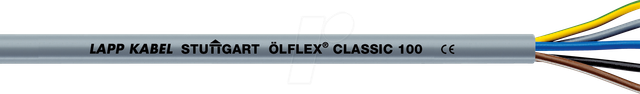 CL100 3G0,75-50 - Steuerleitung CLASSIC 100, 3 x 0,75 mm, 50 m, mit PE