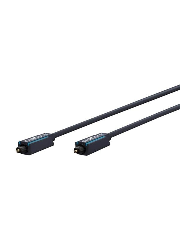 CLICK 70365 - Toslink Kabel, Toslink inkl. 3,5 mm Adapter, 0,5 m