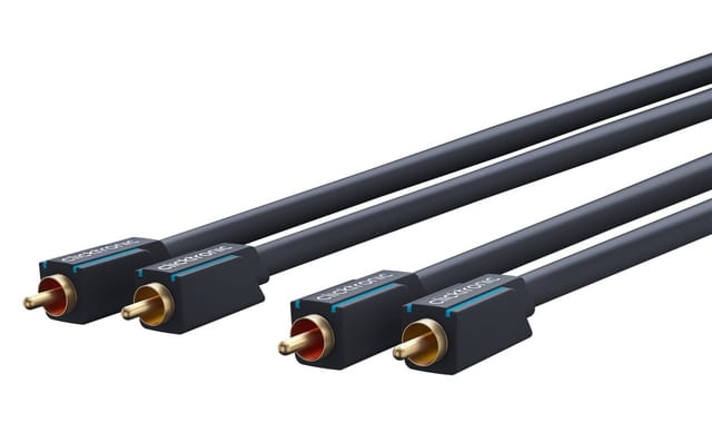 CLICK 70376 - Cinch Kabel, 2x Cinch Stecker, 0,5 m