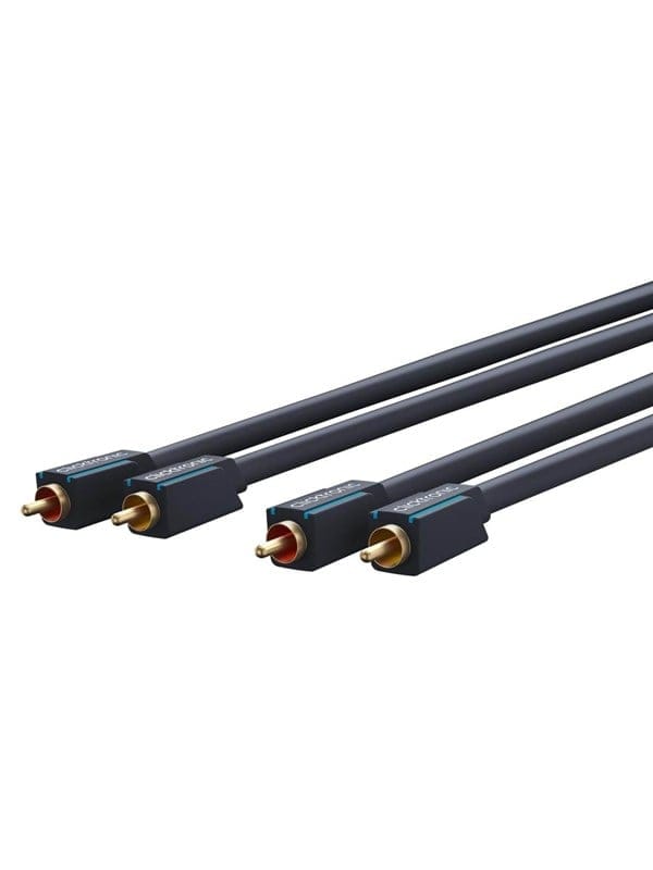 CLICK 70377 - Cinch Kabel, 2x Cinch Stecker, 1,0 m