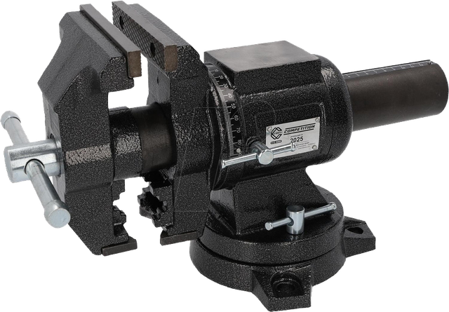 COM 512.5060 - COMPETITION Parallel-Schraubstock mit Drehteller, 5'', 125 mm