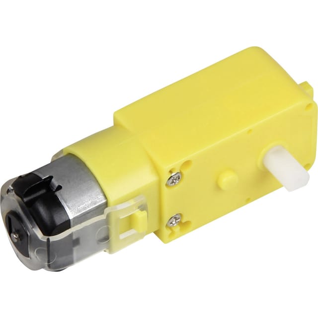 COM MOTOR RAD - Getriebemotor mit Rad, 3 - 9 V, Welle 3,5 mm