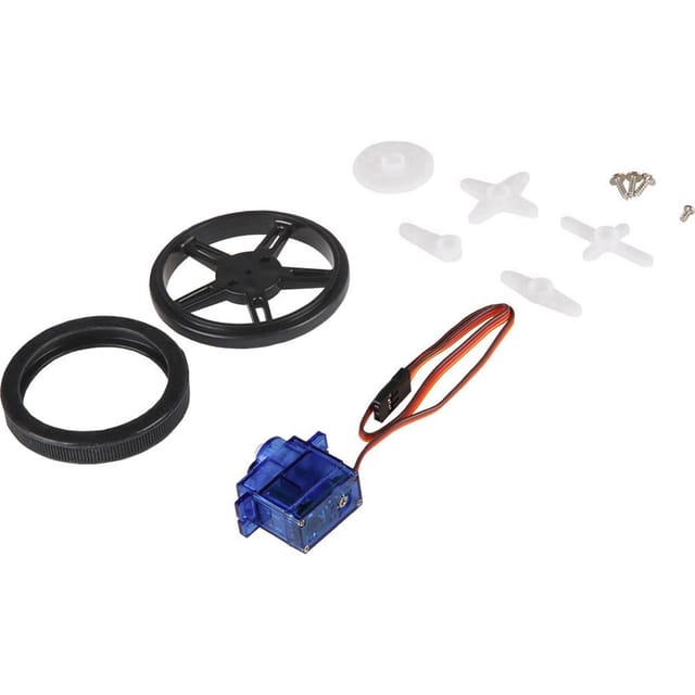 COM MOTOR05 - Servomotor FS90R mit Rad