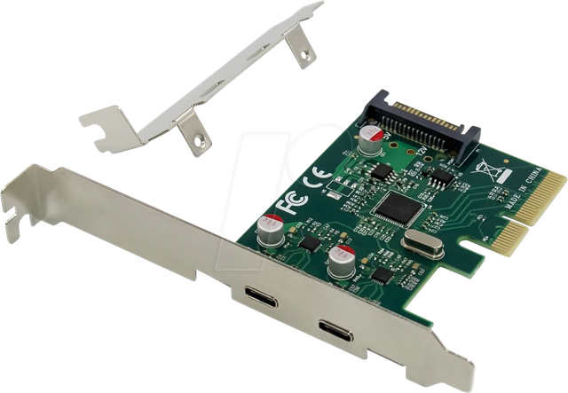 CON EMRICK07G - PCIe x4 > 2x extern USB 3.1 C