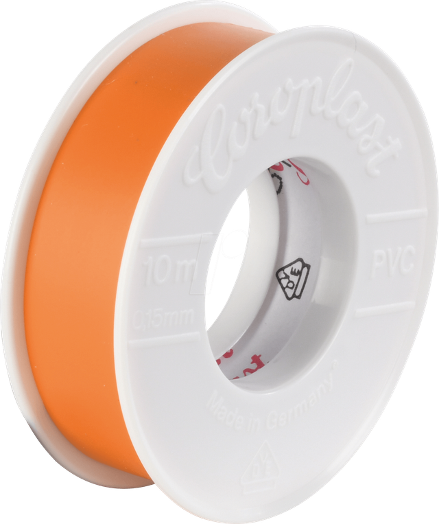 CORO 1642 - VDE Elektroisolierband, 10 m, 15 mm, orange