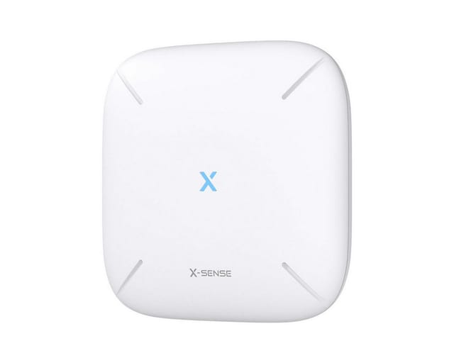 X-S FS121 - Rauchmelder, RF-Funk, vernetzbar, 12 Stück, mit Basisstation