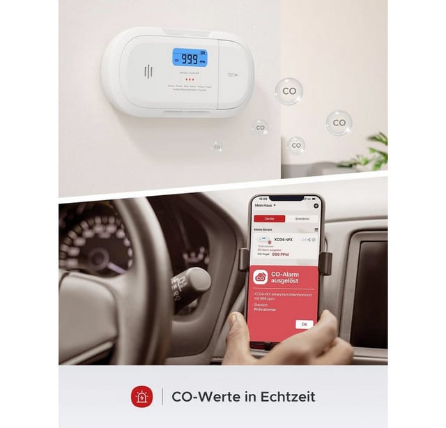 X-S XC04-WX - WLAN Kohlenmonoxid-Melder