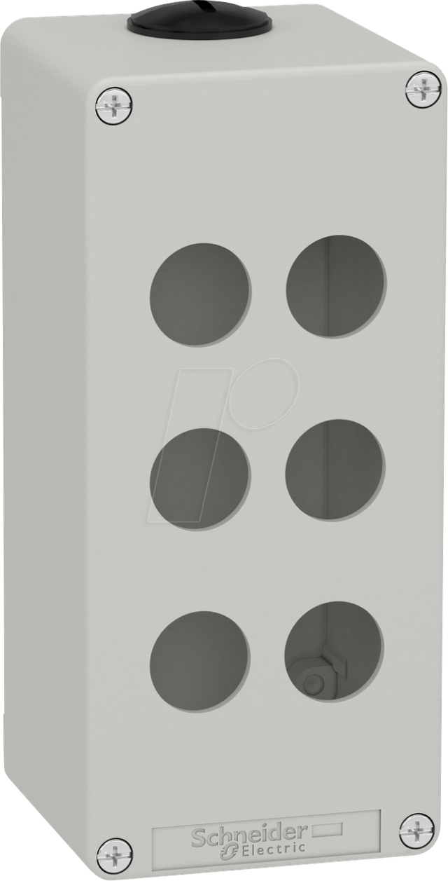 XAPD3506 - Leergehäuse, Metall, grau, 6 Befehlsstellen 22 mm