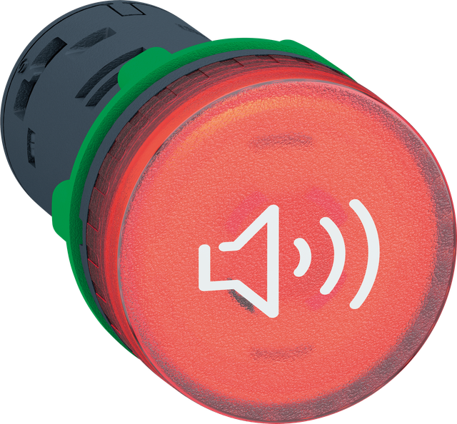 XB5KS2M4 - Harmony Buzzer, beleuchtbar in rot, Ø 22mm, 230 … 240 V