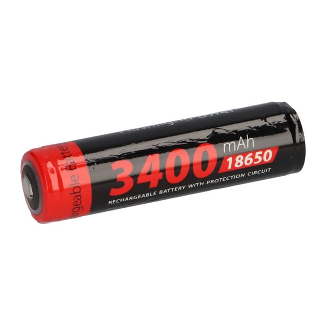 XCELL 140211 - Industriezelle, Li-Ion, 18650, 3,7 V, 3400 mAh, Button Top