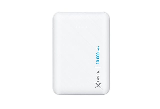 XLAYER 217285 - Powerbank, Micro, Li-Po, 10000 mAh, USB-C, weiß