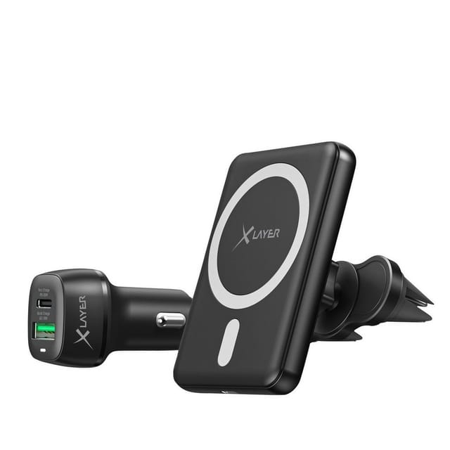 XLAYER 219373 - KFZ - Smartphone-Halter, induktives Laden, magnetisch