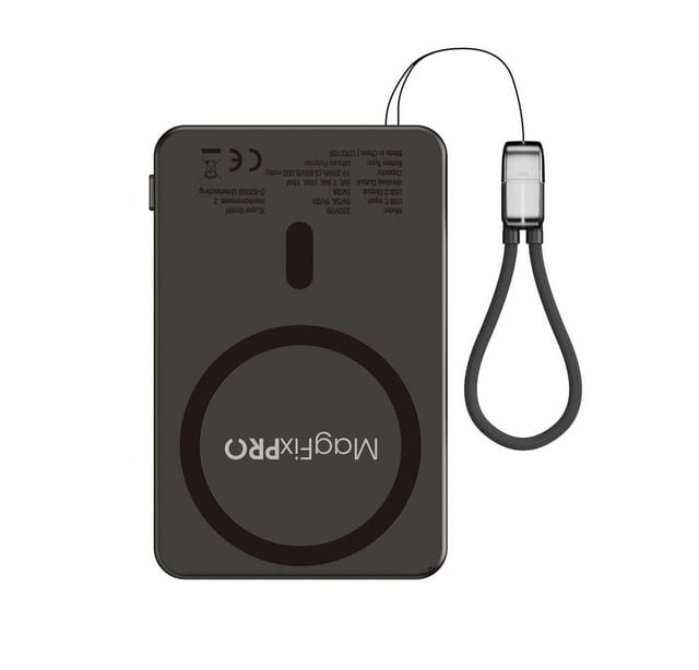 XLAYER 220999 - Powerbank, Magnetic, 10000 mAh, USB-C, schwarz