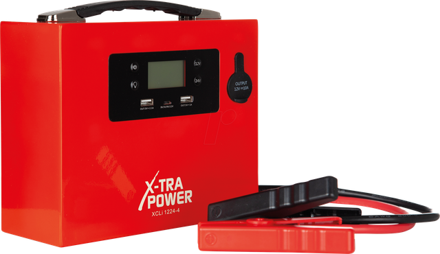 XPOW XCLI 1224-4 - KFZ - Starthilfe, JumpStarter, LiPo, 2000A, USB