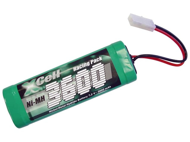 XR6 3600 - Akku-Pack, NiMh, 7,2 V, 3600 mAh, 6 Zellen, Tamiya