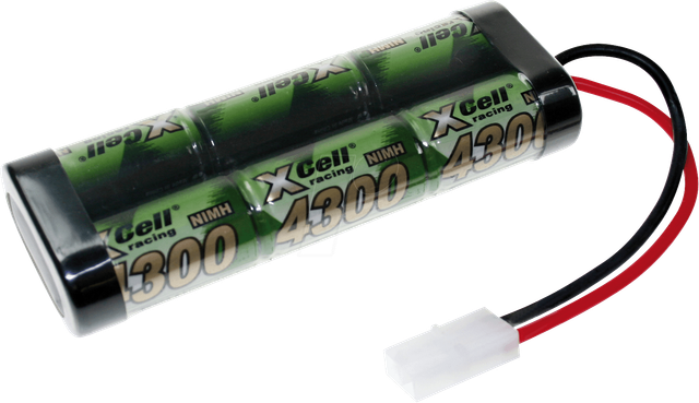 XR6 4300 - Akku-Pack, NiMh, 7,2 V, 4300 mAh, 6 Zellen, Tamiya