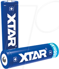 XTAR 18650-3500 - Industriezelle, 18650, 3,6 V, 3500 mAh, 1er-Pack