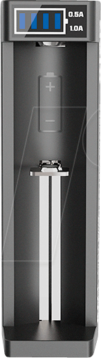 XTAR MC1P - Micro USB Ladegerät, Li-Ion, 1 slot, Display
