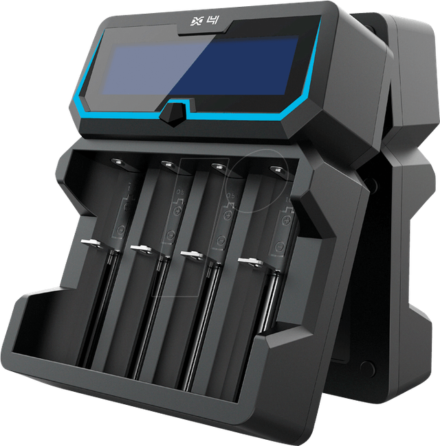 XTAR X4 - Schnelladegerät Li-Ion / Ni-MH, 4 slot