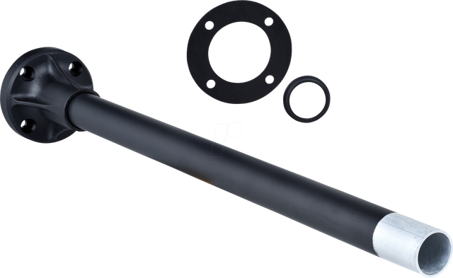 XVBZ03 - Stützrohr mit Halterung, 400 mm, schwarz