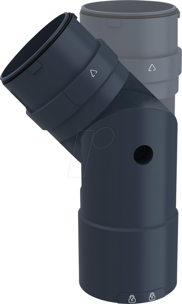 XVUZ06 - Flexibles Winkelelement 0-90° für Signalsäule