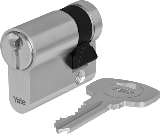 YE 05510030001 - Halbzylinder 500 plus, 00/30, Nickel satiniert