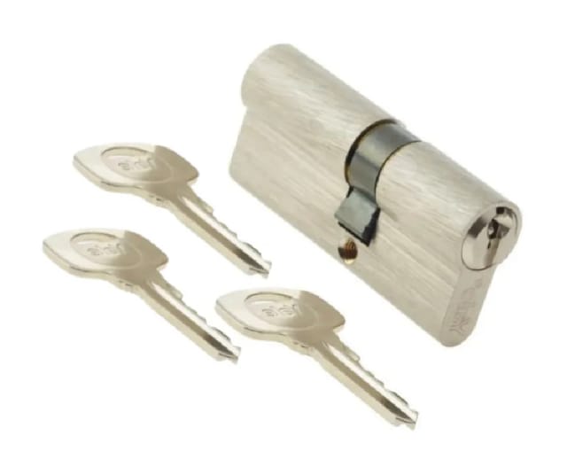YE 05523040001 - Doppelzylinder 500 plus, 30/40, Nickel satiniert