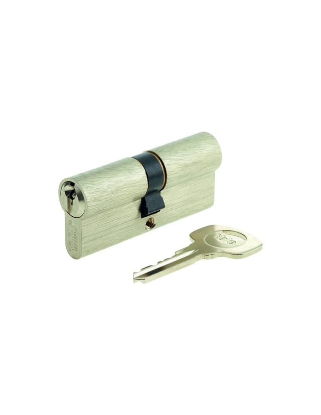 YE 05523535001 - Doppelzylinder 500 plus, 35/35, Nickel satiniert