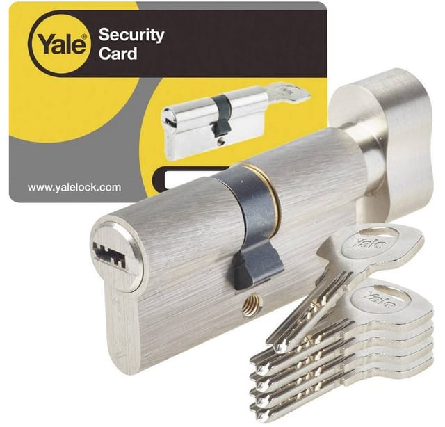 YE 10733030CK1 - Knaufzylinder 1000, 30/30, Nickel satiniert